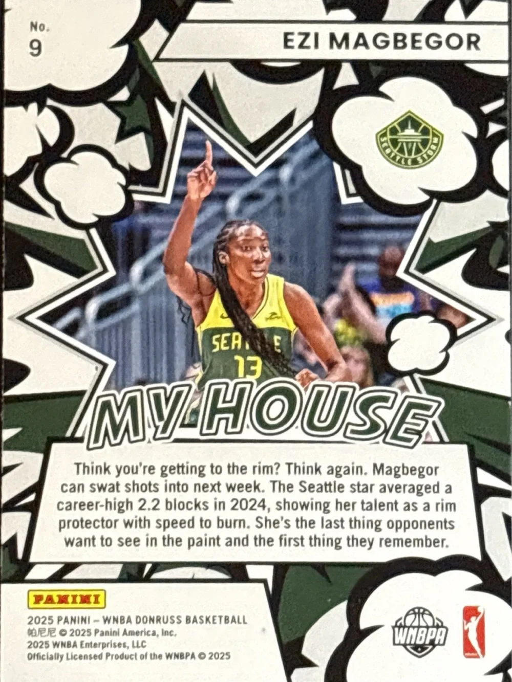 Panini My House Ezi Magbegbor Basketball Card